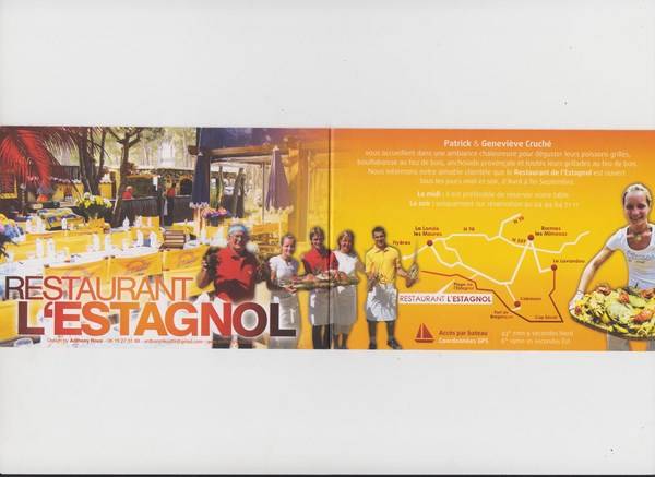 restaurant accessible avec votre location de bateau